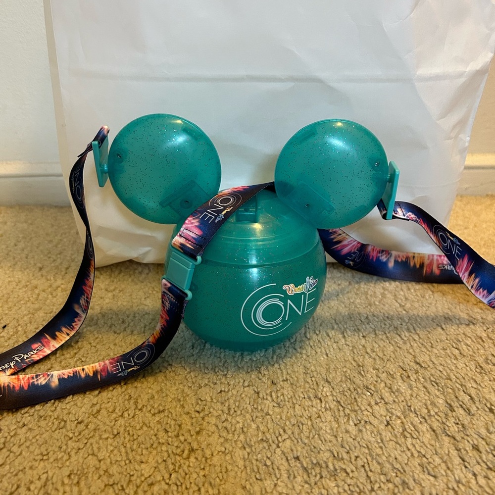 *Brand New* Disneyland World of Color One Teal Color Changing Cup